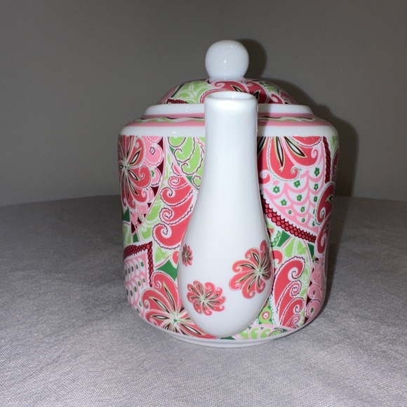 Mother's Day Gift--Vera Bradley Pinwheel Pink Teapot - Picture 4 of 6